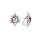 RUBY AND DIAMOND EARRINGS