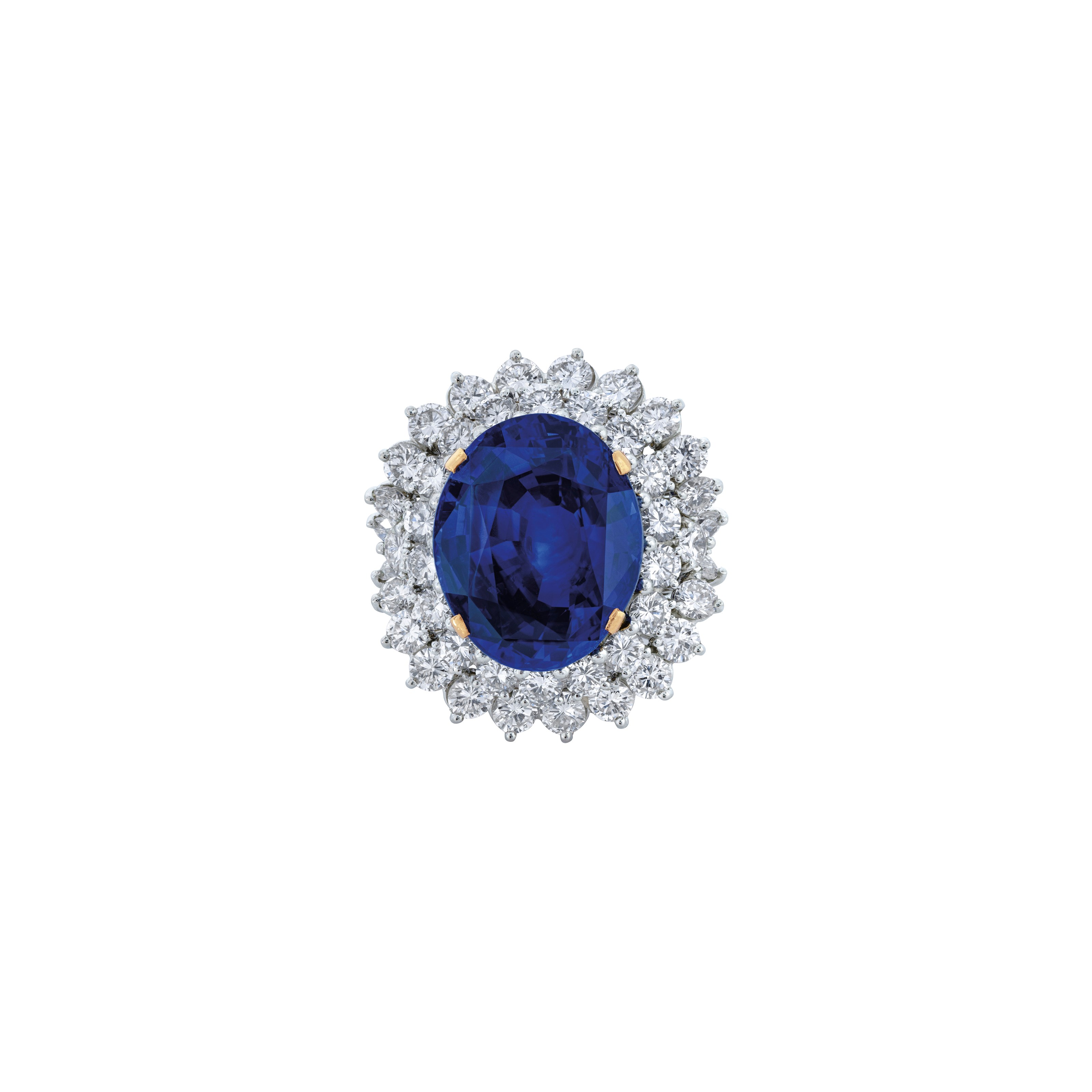 SAPPHIRE AND DIAMOND RING