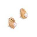 TWO PAIRS OF EARRINGS