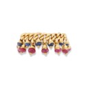 RUBY AND SAPPHIRE BRACELET