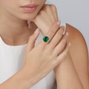 EMERALD AND DIAMOND RING