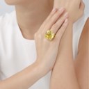 MAGNIFICENT COLOURED DIAMOND RING