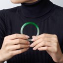 PAIR OF JADEITE BANGLES