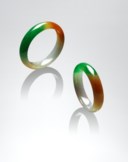 PAIR OF JADEITE BANGLES