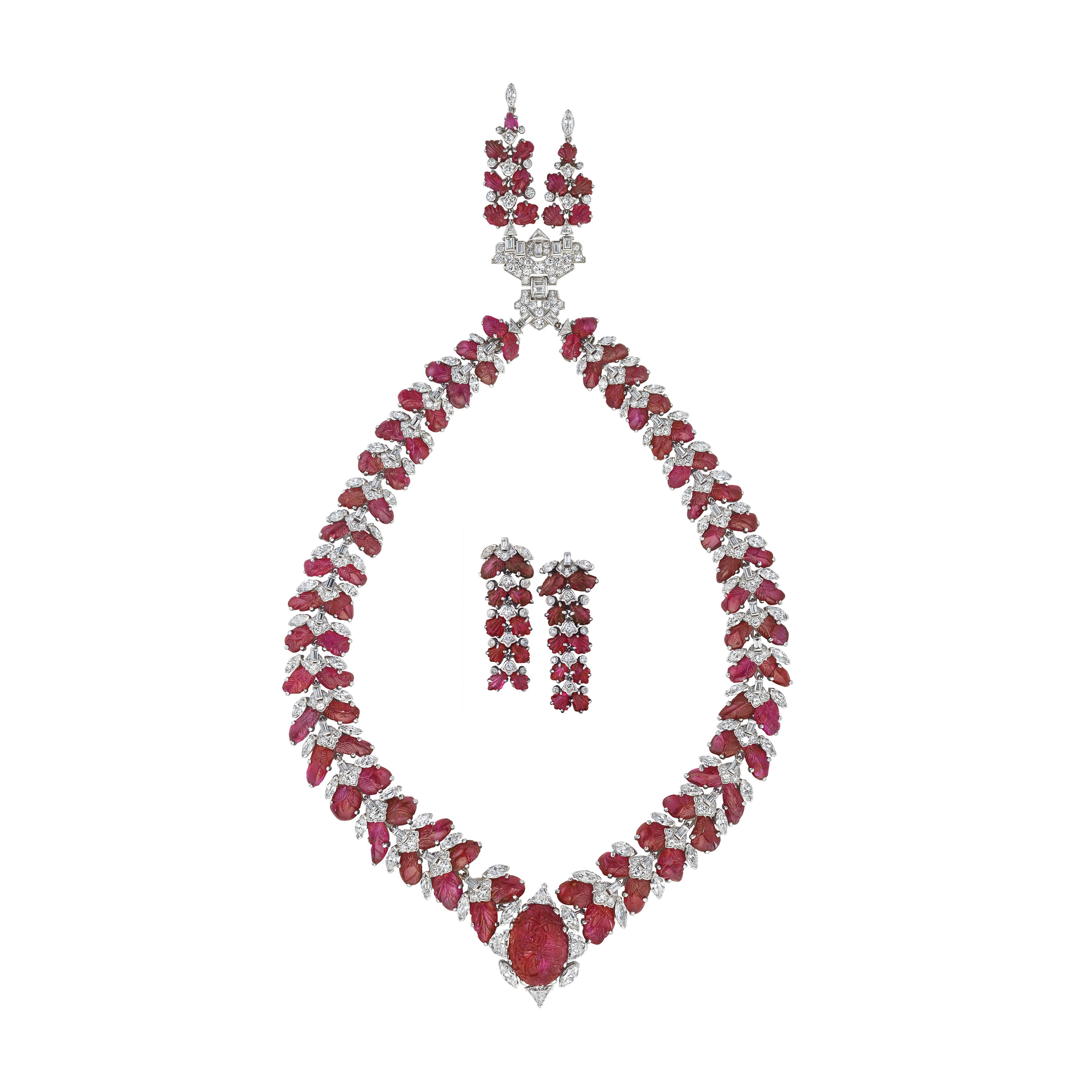 RUBY AND DIAMOND NECKLACE