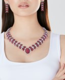 RUBY AND DIAMOND NECKLACE