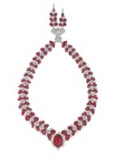RUBY AND DIAMOND NECKLACE
