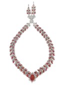 RUBY AND DIAMOND NECKLACE