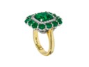 EMERALD AND DIAMOND RING