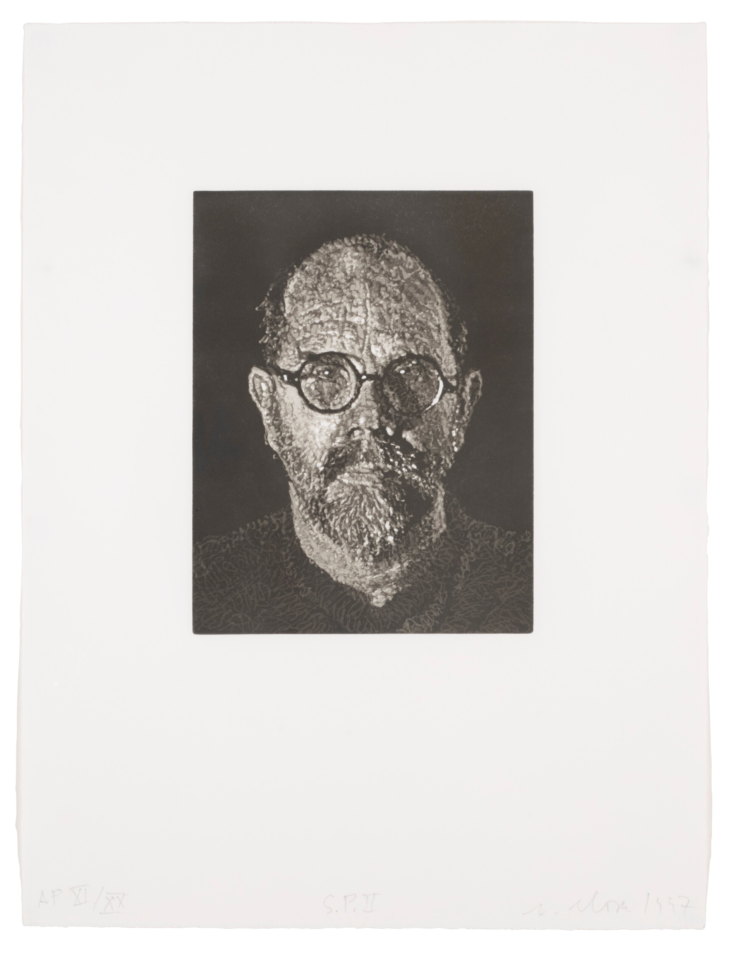 CHUCK CLOSE (1940-2021)
