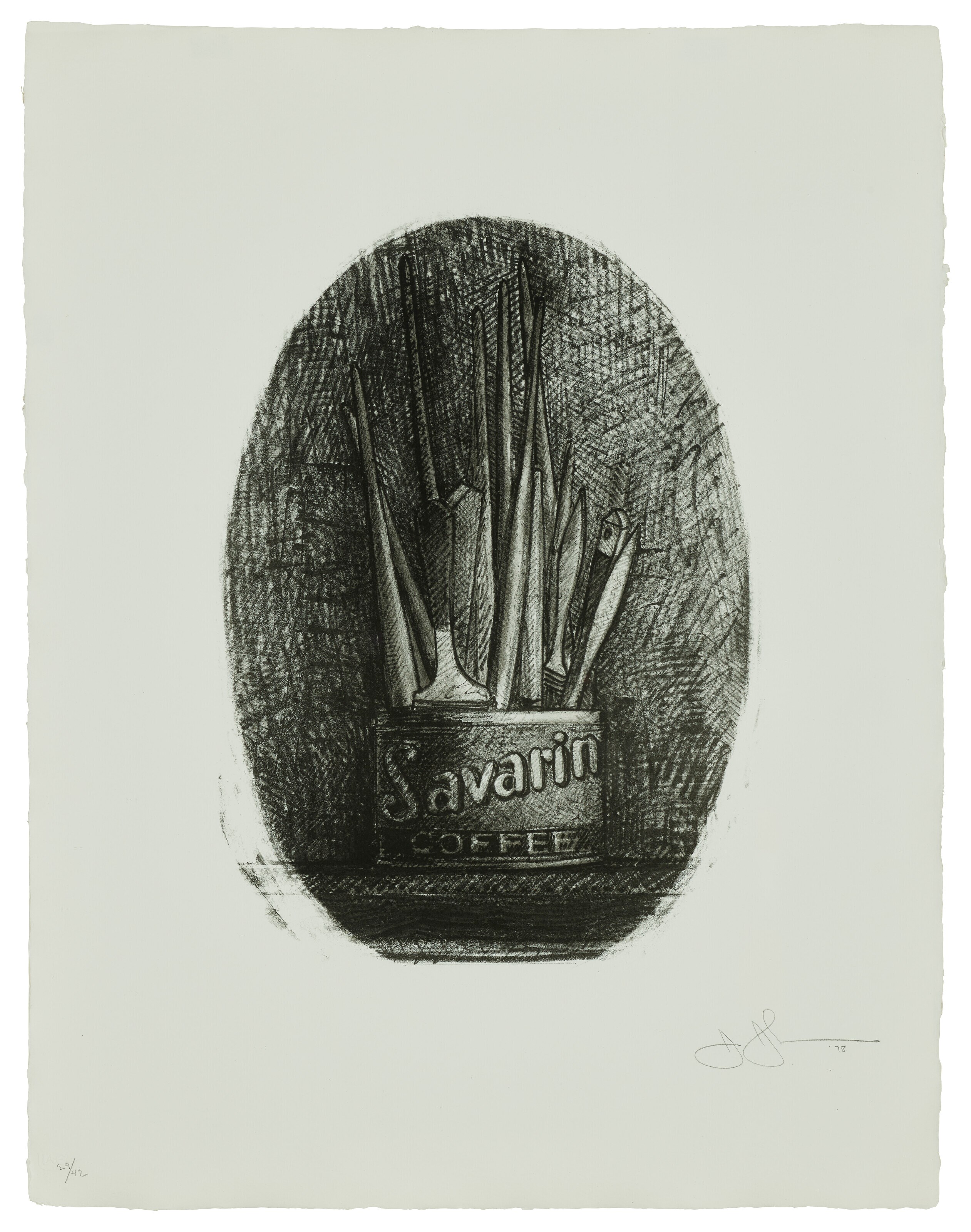 JASPER JOHNS (B. 1930)