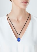 SAPPHIRE AND DIAMOND PENDANT