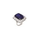 SAPPHIRE AND DIAMOND RING