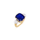 SAPPHIRE AND DIAMOND RING