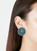 JAR MULTI-GEM 'SHIELD' EARRINGS