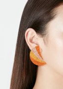 JAR MULTI-GEM 'CRESCENT' EARRINGS