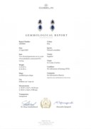 SAPPHIRE AND DIAMOND EARRINGS