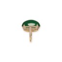 JADEITE AND DIAMOND RING