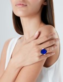 SAPPHIRE AND DIAMOND RING