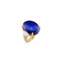 SAPPHIRE AND DIAMOND RING