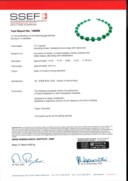 EMERALD AND DIAMOND NECKLACE