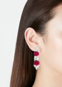 RUBY AND DIAMOND EARRINGS