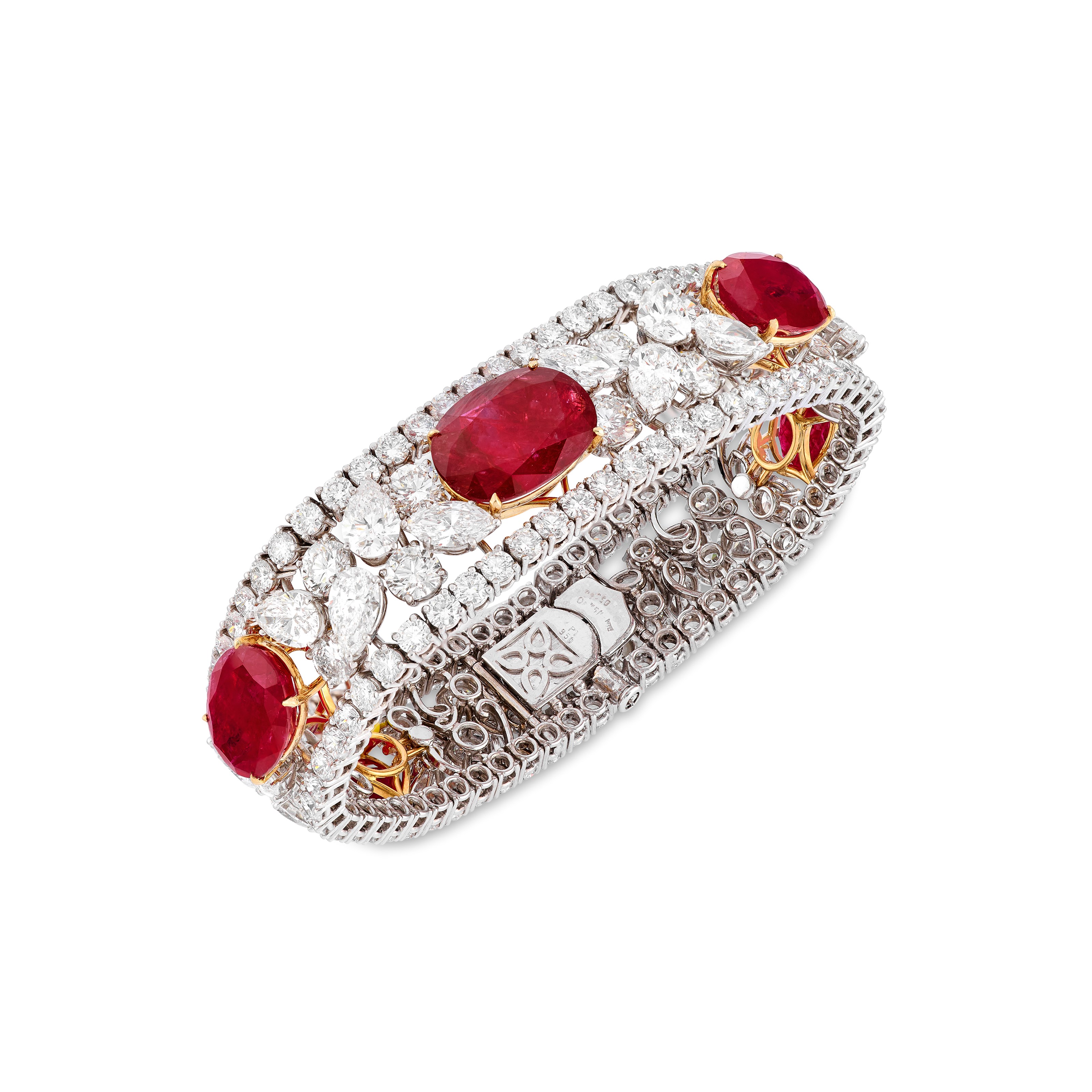 RUBY AND DIAMOND BRACELET