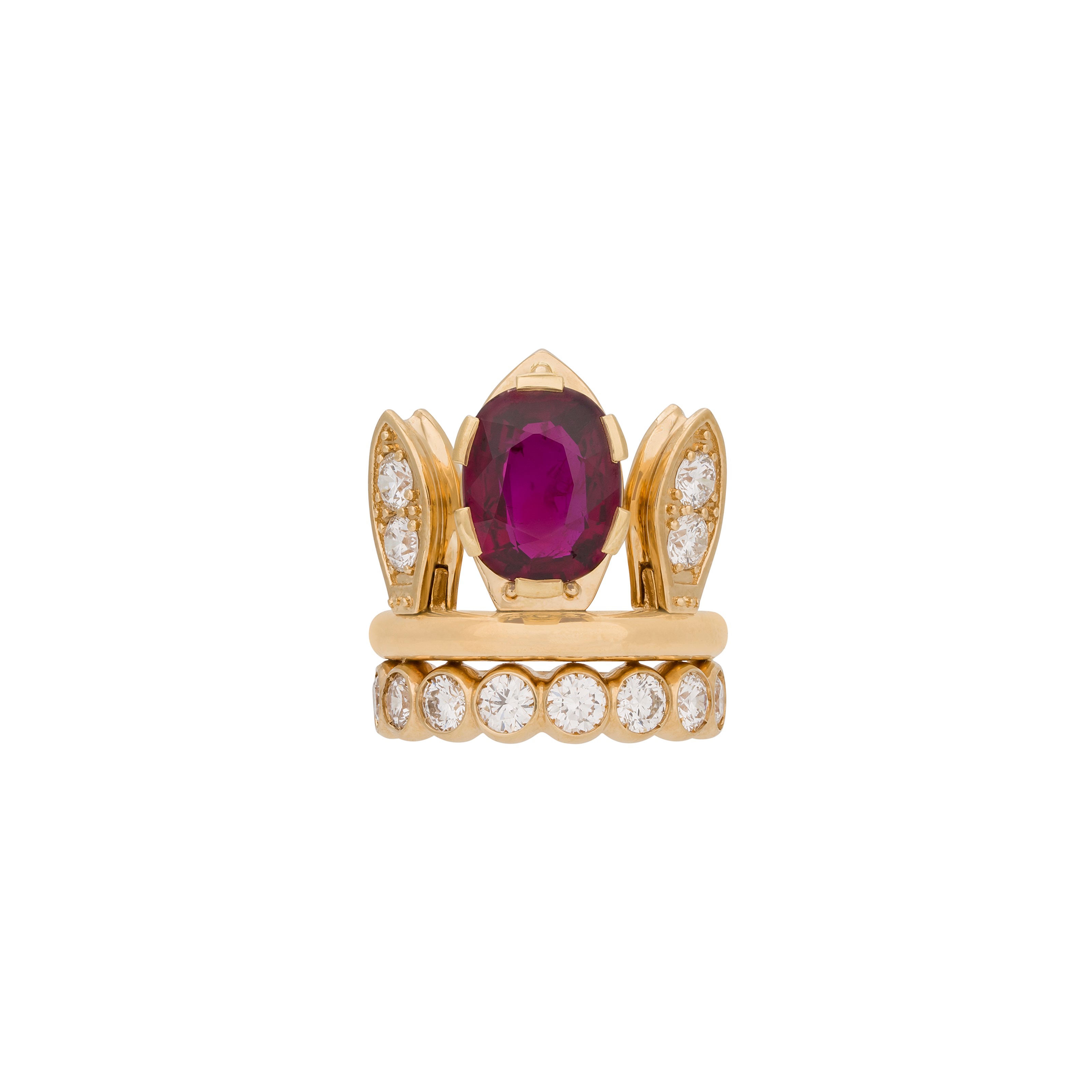 RUBY AND DIAMOND RING
