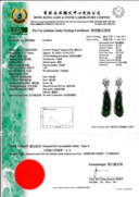 JADEITE AND DIAMOND EARRINGS