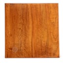 A MATCHED PAIR OF TEAK AND WALNUT OCCASIONAL TABLES