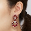 RUBY AND DIAMOND EARRINGS