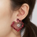FORMS RUBY AND DIAMOND EARRINGS