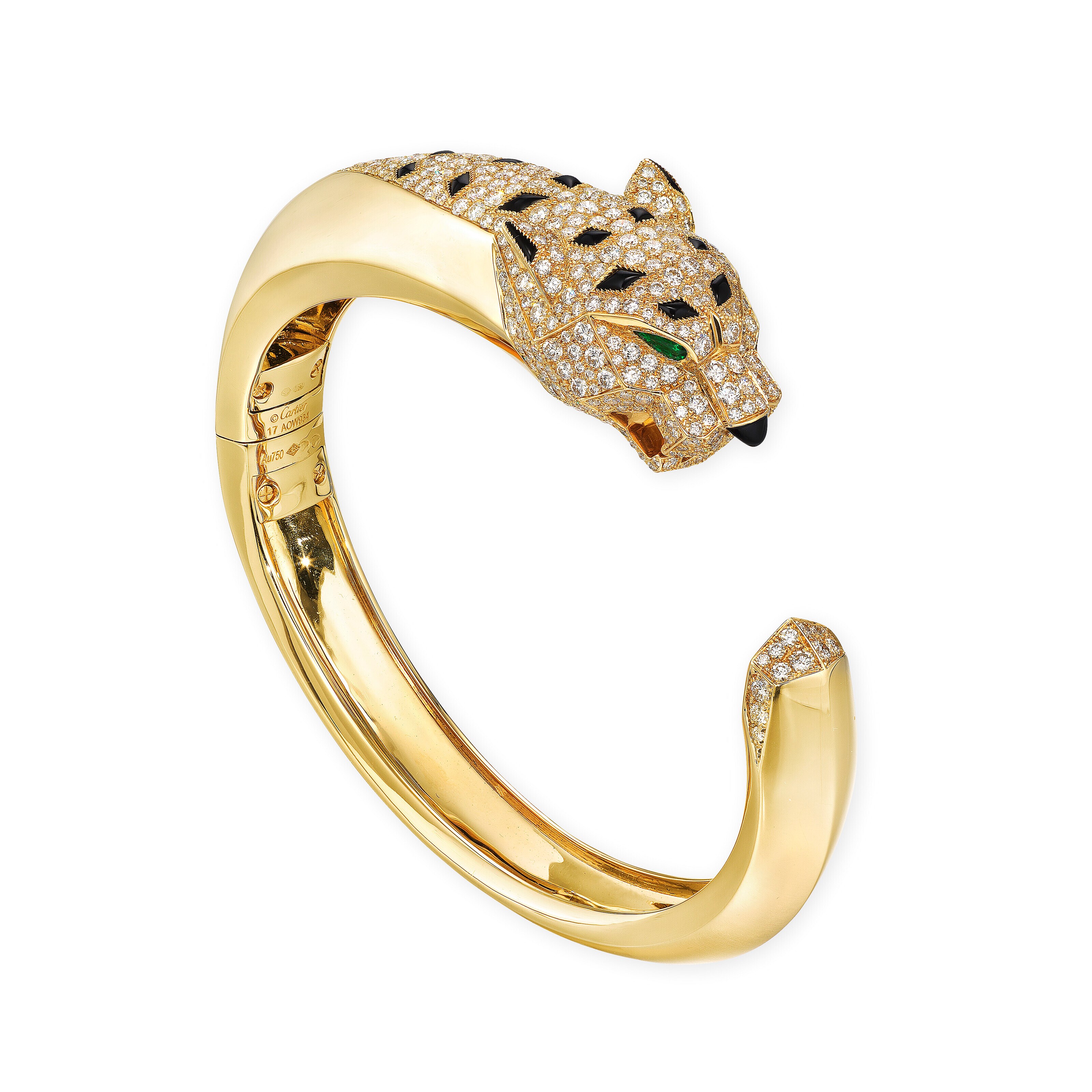 CARTIER MULTI-GEM 'PANTHÈRE' BANGLE
