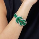 EMERALD AND DIAMOND BRACELET