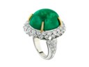 EMERALD AND DIAMOND RING