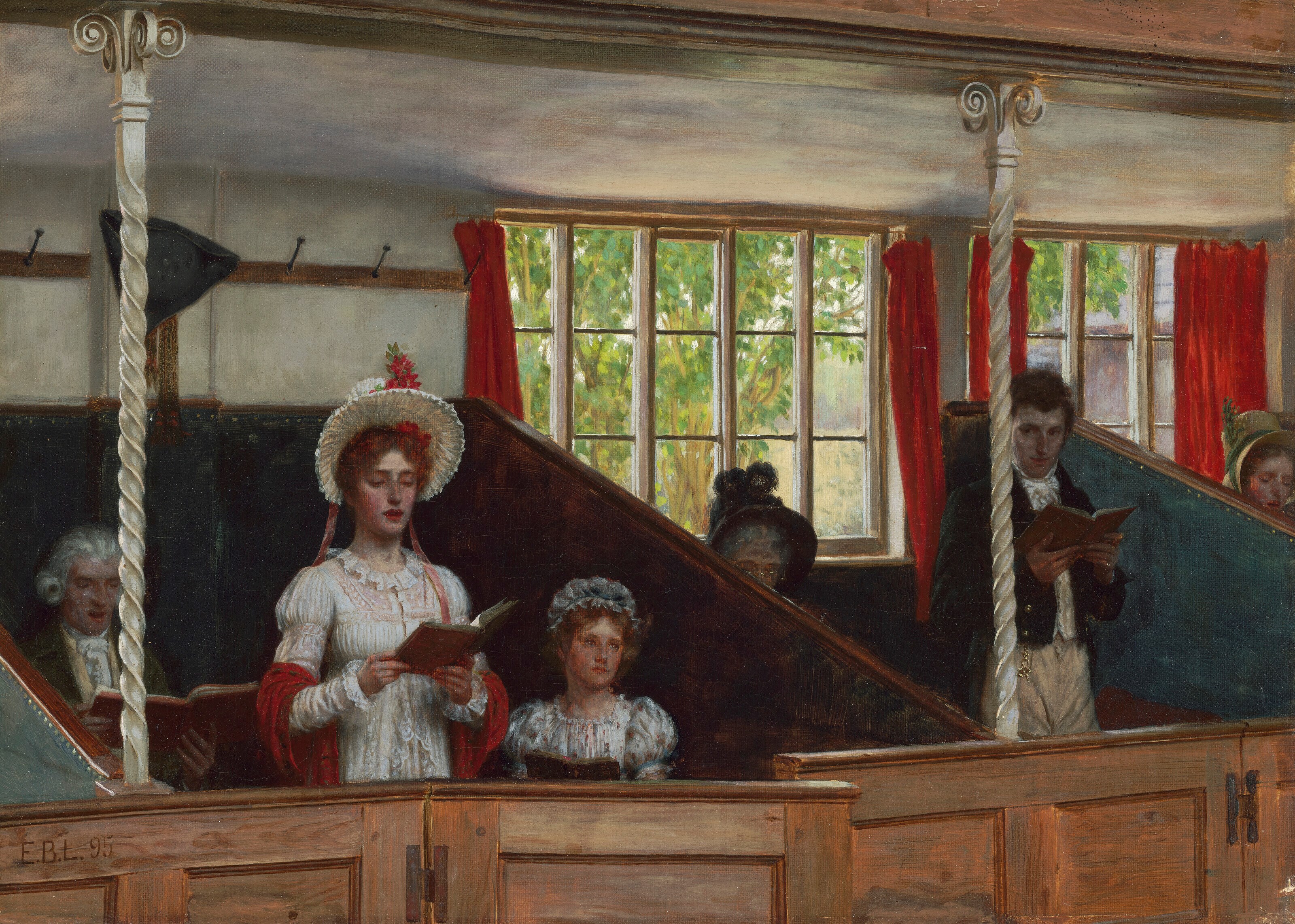 EDMUND BLAIR LEIGHTON (BRITISH, 1852-1922)