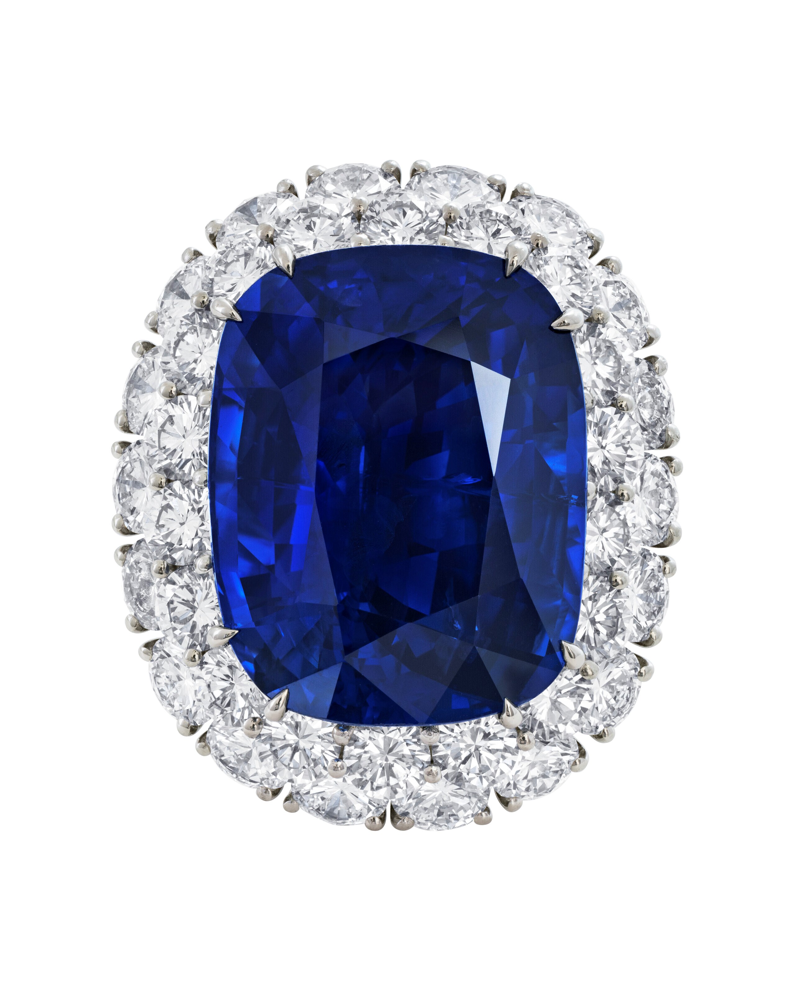 SAPPHIRE AND DIAMOND RING