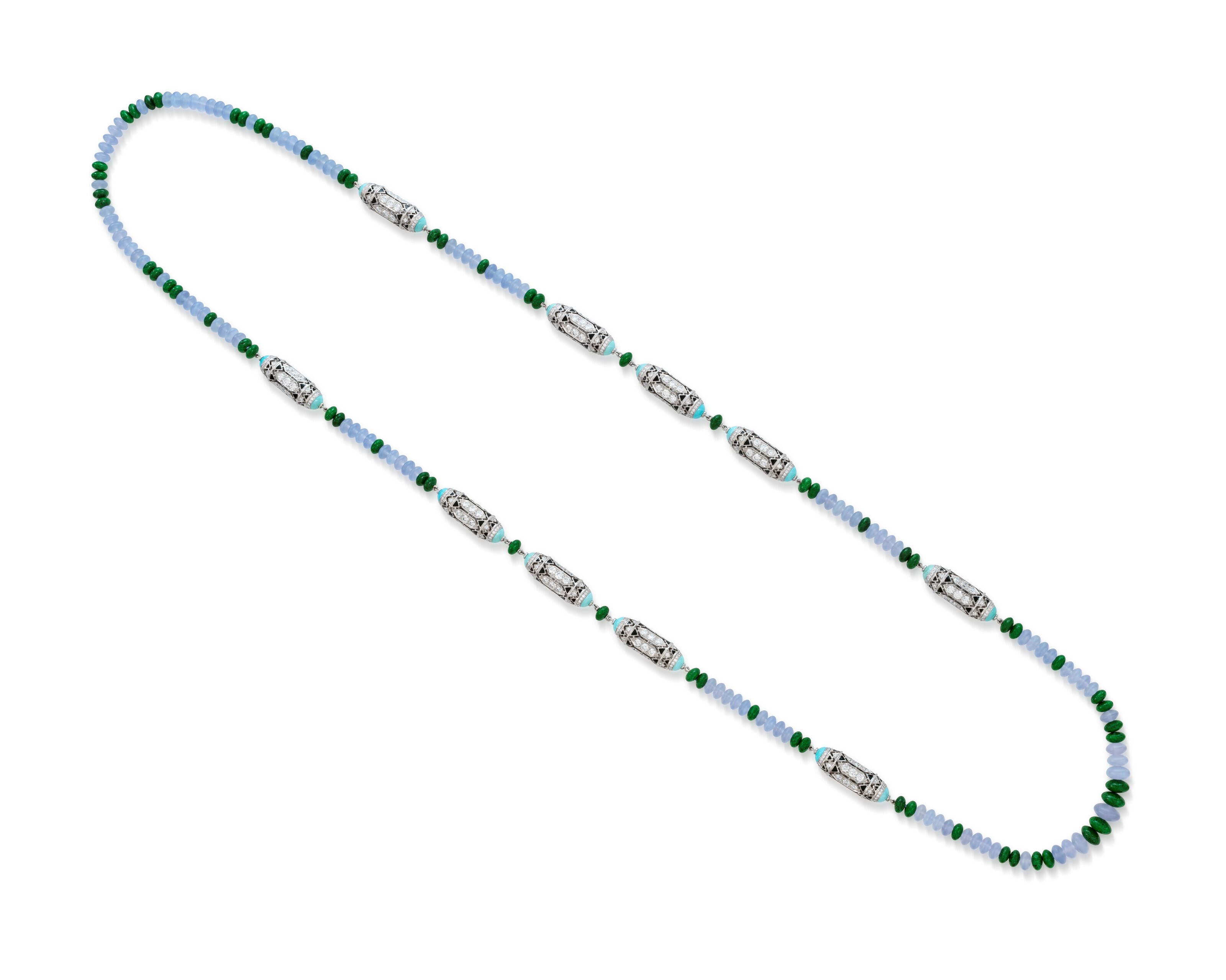 CARTIER MULTI-GEM SAUTOIR