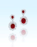 RUBY AND DIAMOND EARRINGS