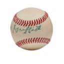 EXCEPTIONAL CLARK GRIFFITH SINGLE SIGNED BASEBALL (PSA/DNA 8 NM-MT)