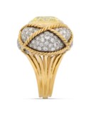 VERDURA DIAMOND 'X' RING