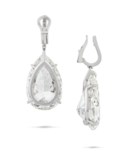 PAIR OF DIAMOND EARRINGS