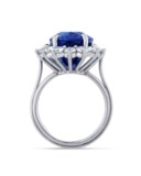 SAPPHIRE AND DIAMOND RING