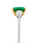 EMERALD AND DIAMOND RING