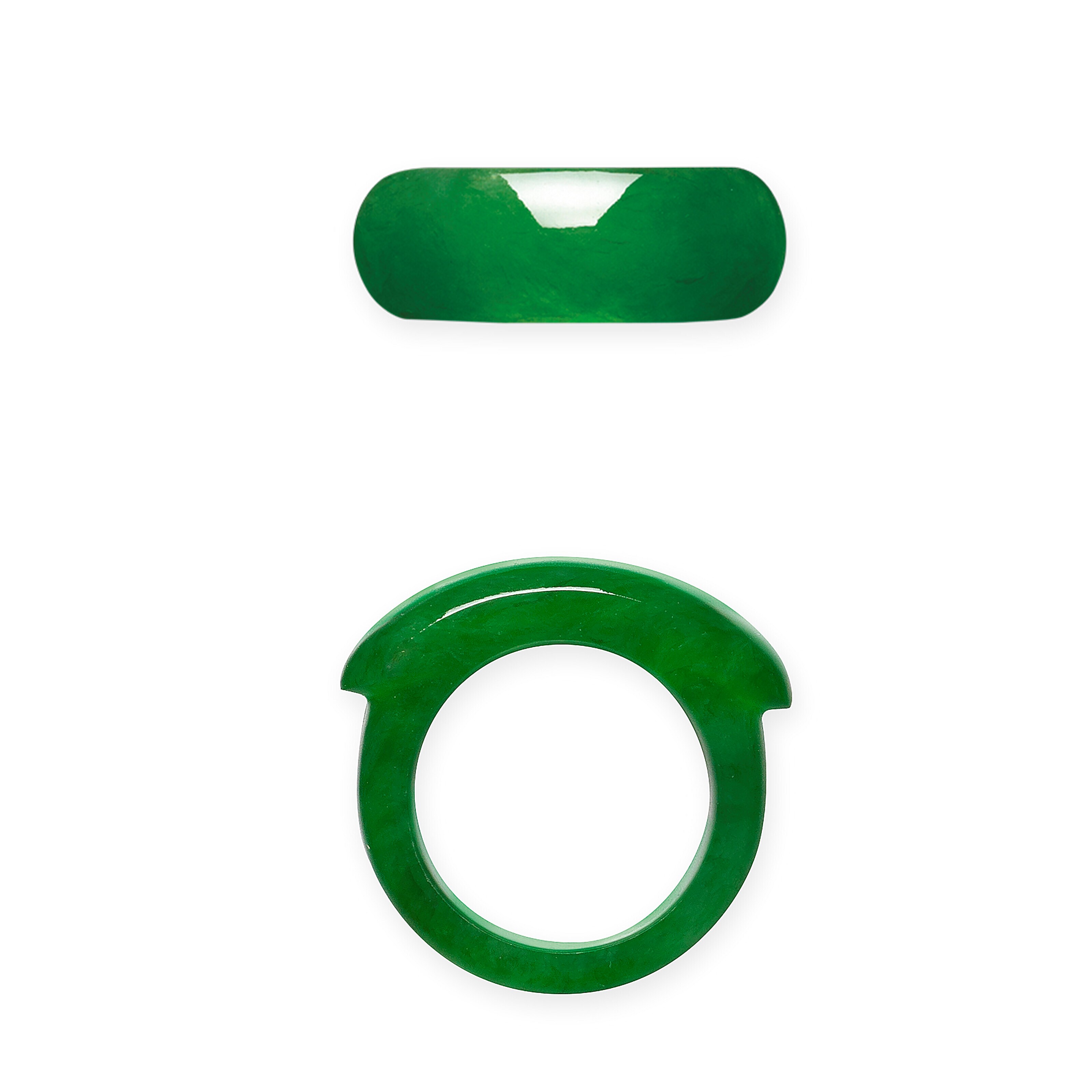 JADEITE SADDLE RING