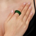 JADEITE SADDLE RING