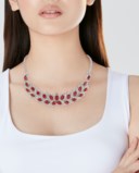 RUBY AND DIAMOND NECKLACE